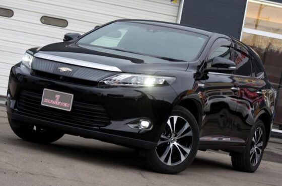 TOYOTA HARRIER HYBRID PREMIUM STYLE MAUVE